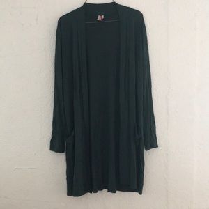 Soft Green Duster Cardigan